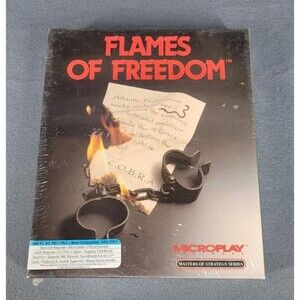 Flames of Freedom Microplay IBM PC Computer Game 5.25" 1992 NEW